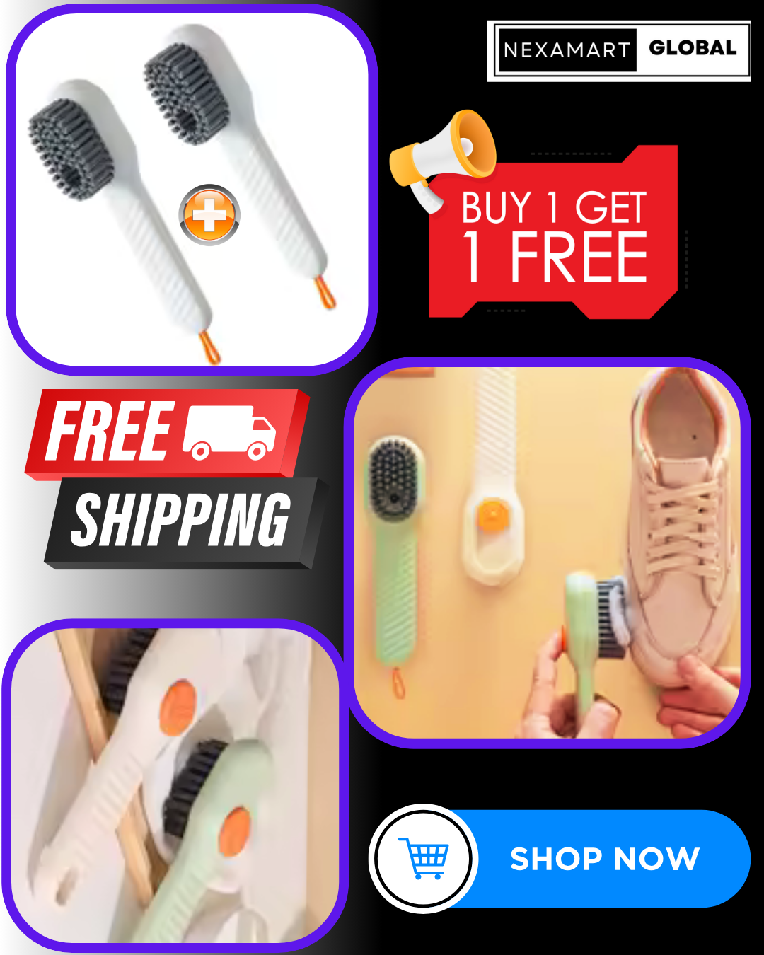 Soap Dispensing Cleaning Brush – Clean Smarter, Not Harder!