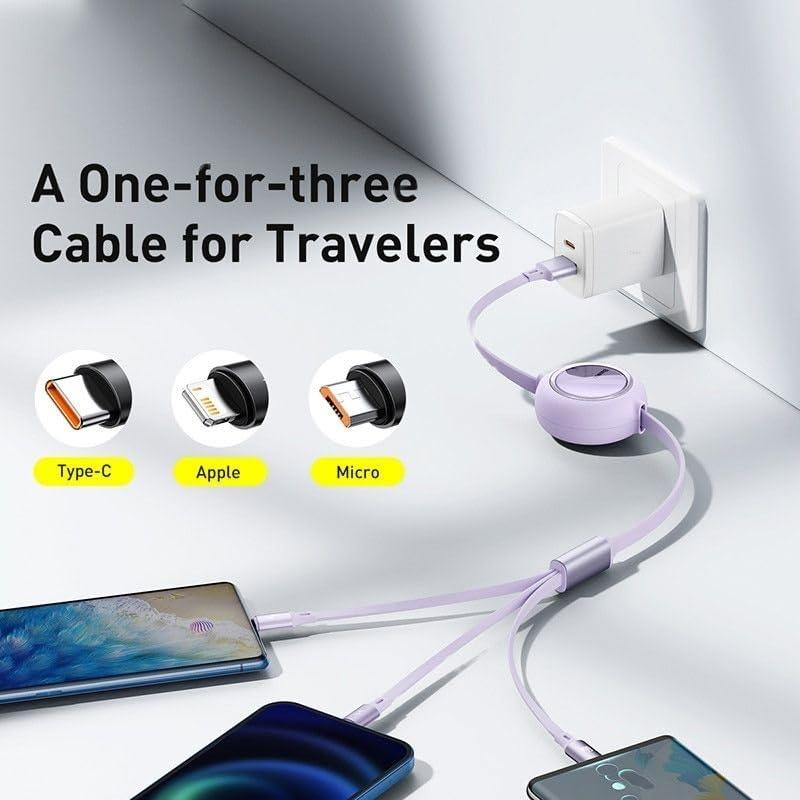 Elite 3-in-1 Retractable Charging Cable