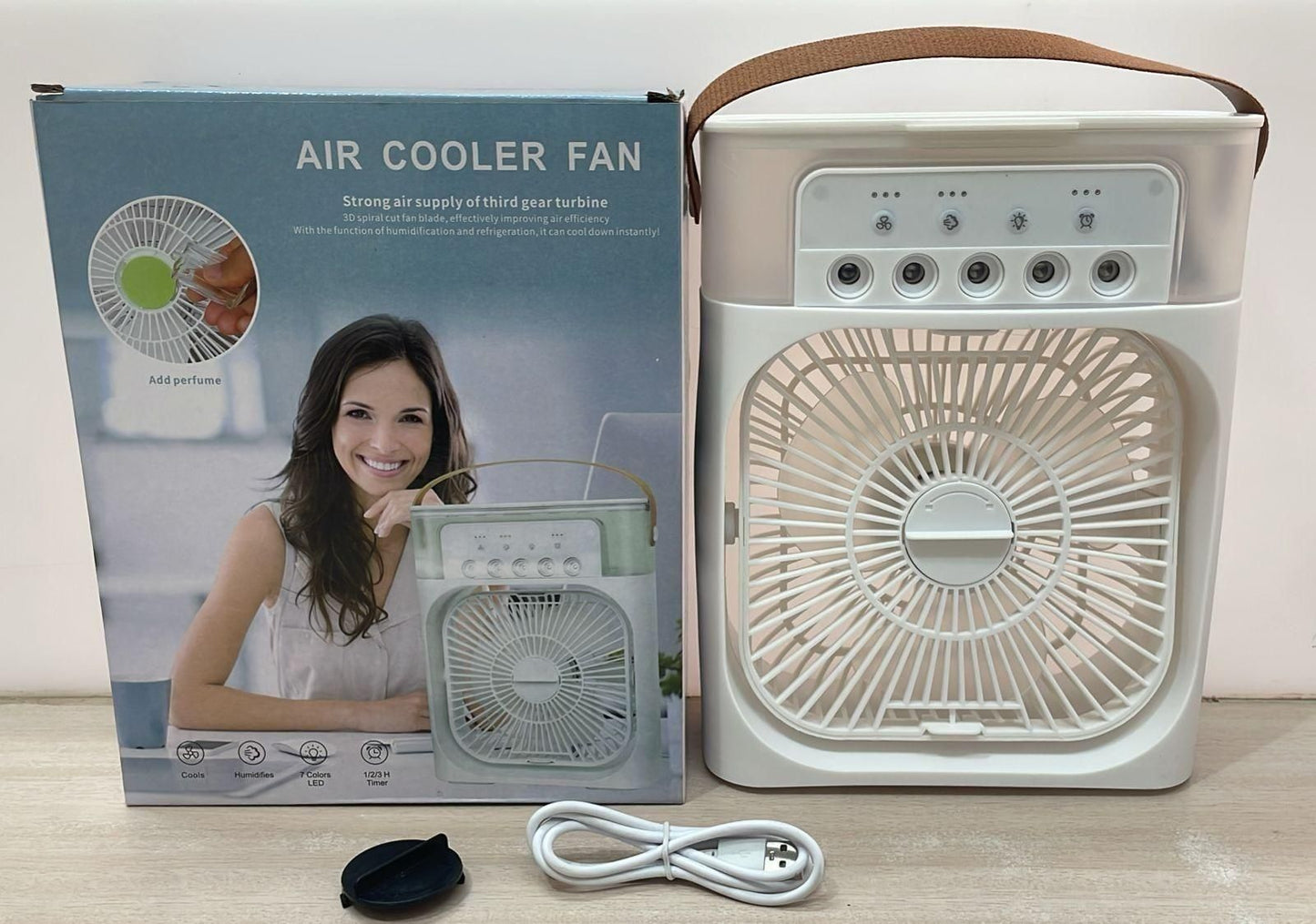 Nano Spray Mist Fan – Ultra Cooling Power with Strong Wind!