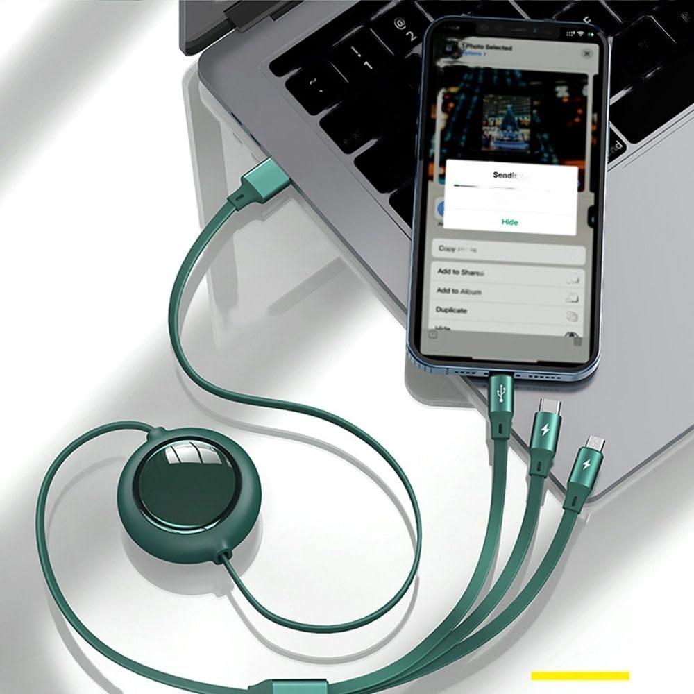 Elite 3-in-1 Retractable Charging Cable