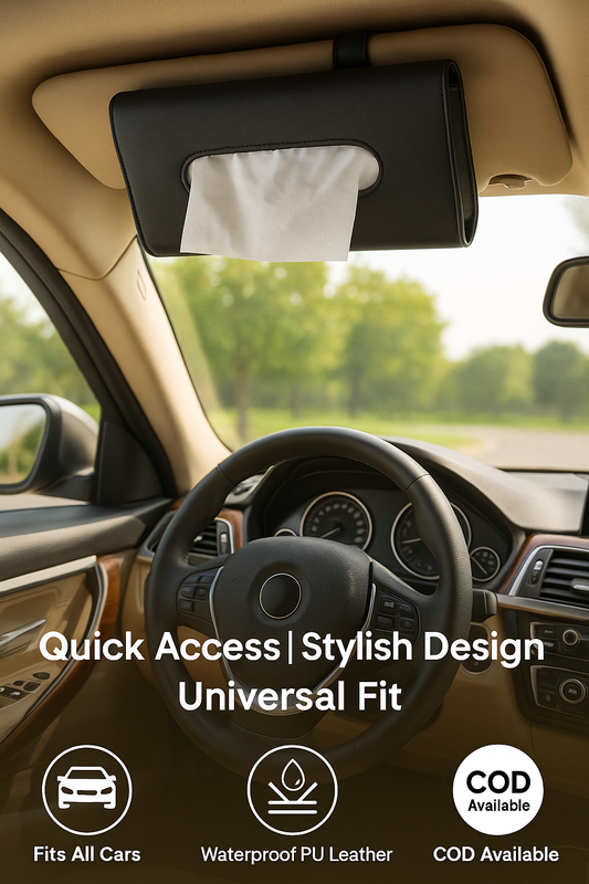 Car Visor Tissue Holder Box