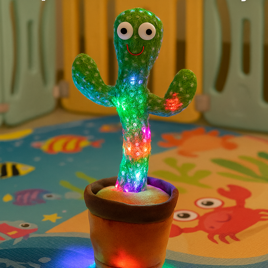 LED Musical Dancing & Mimicry Cactus Toy