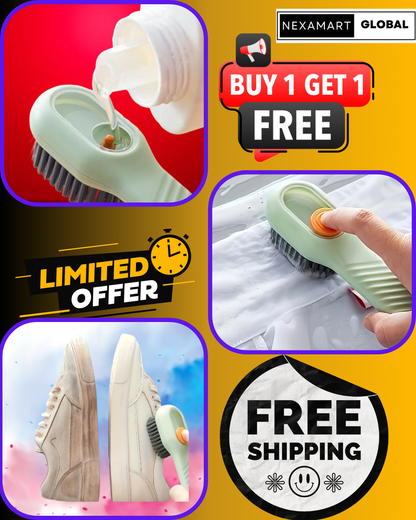 Soap Dispensing Cleaning Brush – Clean Smarter, Not Harder!