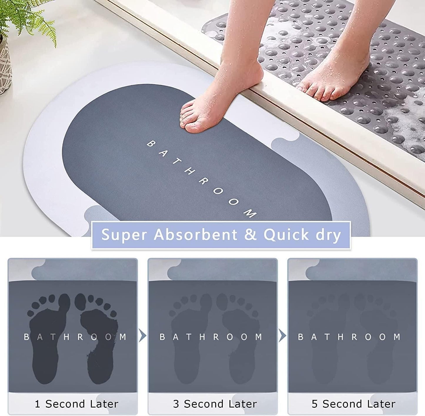 Anti-Slip Bathroom Mat