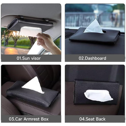 Car Visor Tissue Holder Box