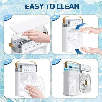Nano Spray Mist Fan – Ultra Cooling Power with Strong Wind!