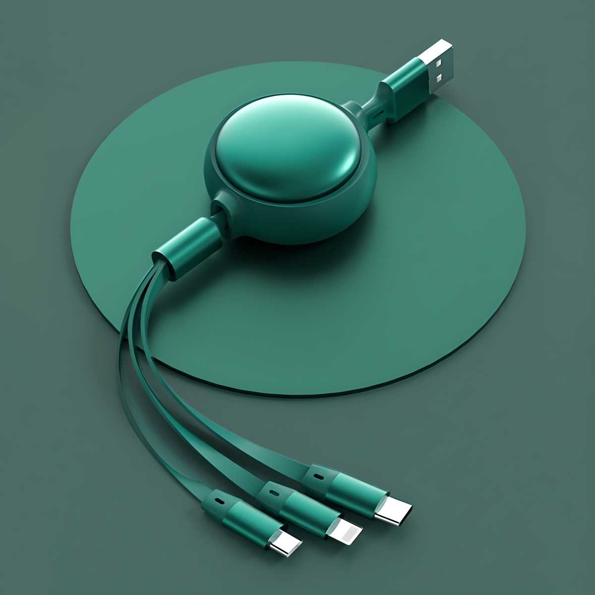 Elite 3-in-1 Retractable Charging Cable