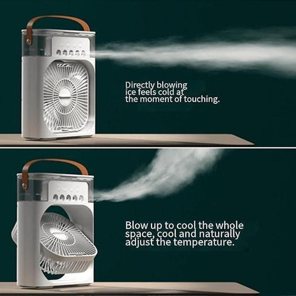 Nano Spray Mist Fan – Ultra Cooling Power with Strong Wind!