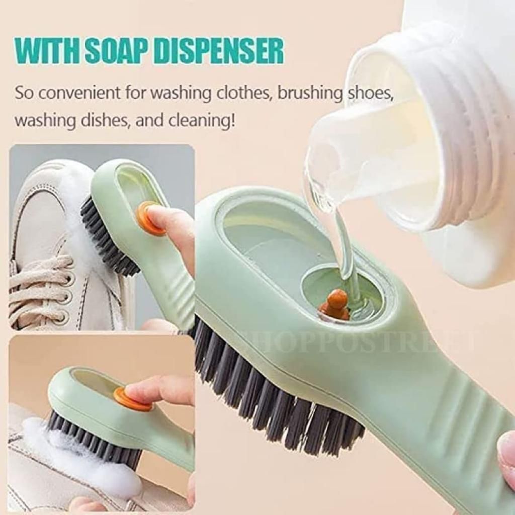 Soap Dispensing Cleaning Brush – Clean Smarter, Not Harder!