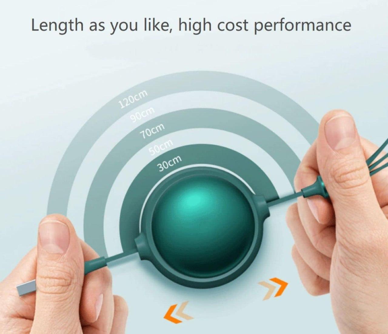Elite 3-in-1 Retractable Charging Cable