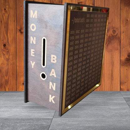 Personalized Wooden Cash Tracker Box
