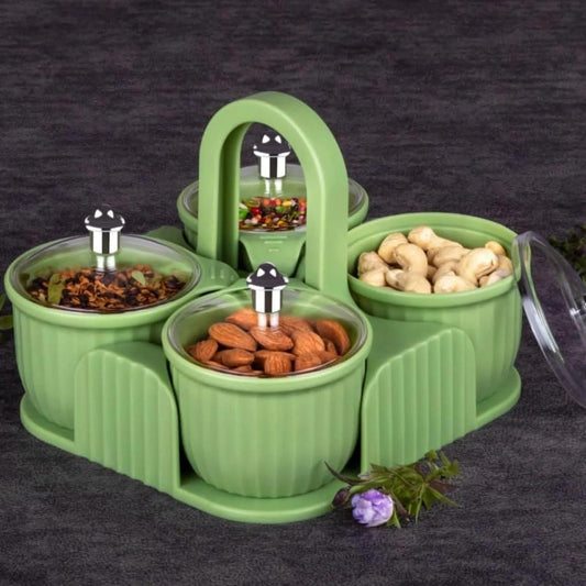 Premium Stackable Food Storage Set (4-Piece)