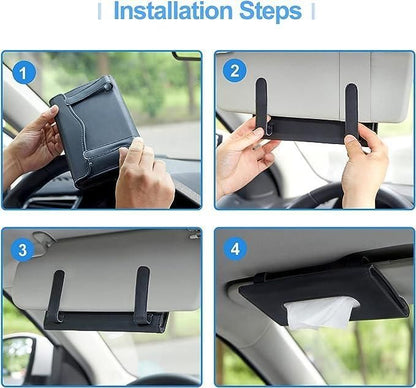 Car Visor Tissue Holder Box