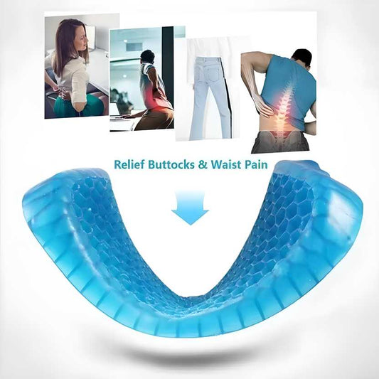 Glide Cush Orthopedic Gel Comfort Seat Cushion
