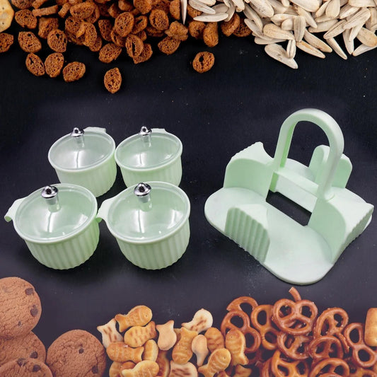 Premium Stackable Food Storage Set (4-Piece)