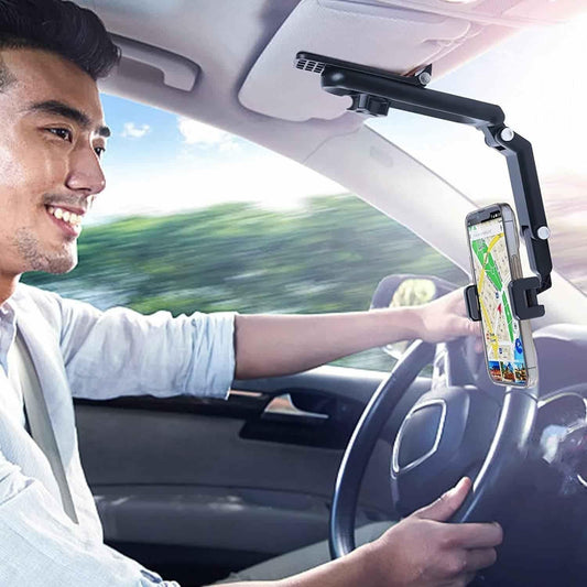 VisiFlex Rotatable Sun Visor Phone Holder