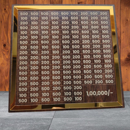 Personalized Wooden Cash Tracker Box