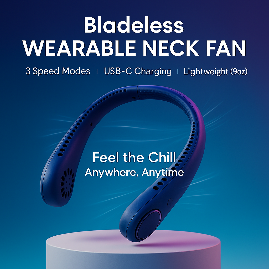 Breeze Aura Wearable Neck Fan