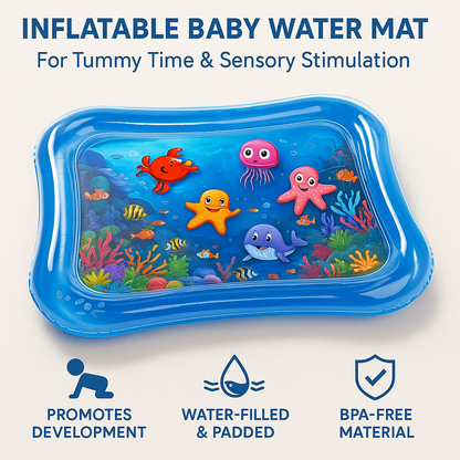 Baby Inflatable Tummy Time Water Play Mat